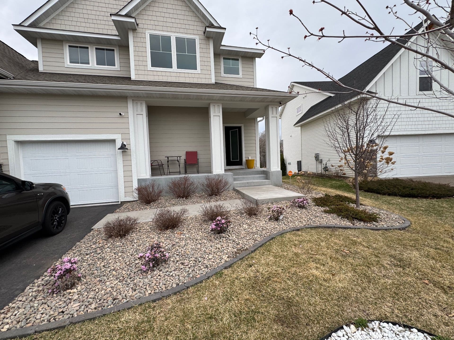 Project River Rock and Steel Edging Upgrade That Sharpens Curb Appeal image