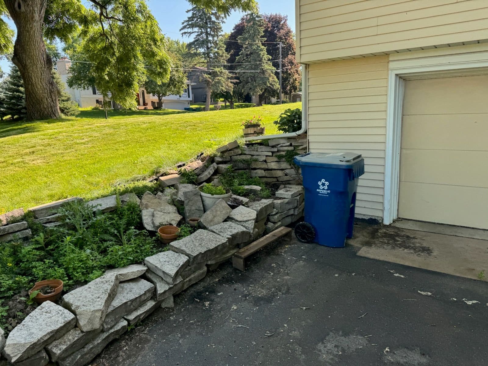 Golden Valley Retaining Wall Redesign Brings New Life